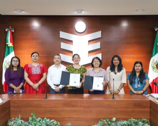 Firman IEEPCO y Ateneo Nacional de la Juventud A.C. convenio de colaboración