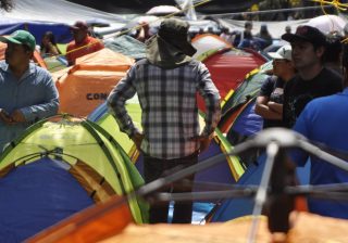 Muere profesor de Oaxaca en el plantón instalado en la Ciudad de México