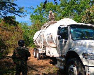 Personal naval inhabilita toma clandestina de hidrocarburo en Oaxaca