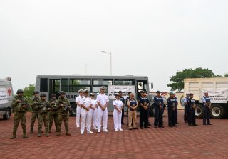 Marina da atención médica en lugares de difícil acceso en comunidades del Istmo