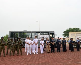 Marina da atención médica en lugares de difícil acceso en comunidades del Istmo
