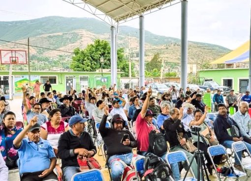 16 pueblos de los Valles Centrales se unen contra el Corredor Vial Zapoteco