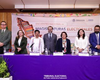 Llama presidente del TEPJF a fortalecer coordinación como un solo sistema electoral nacional de cara a elecciones de 2027 y 2028