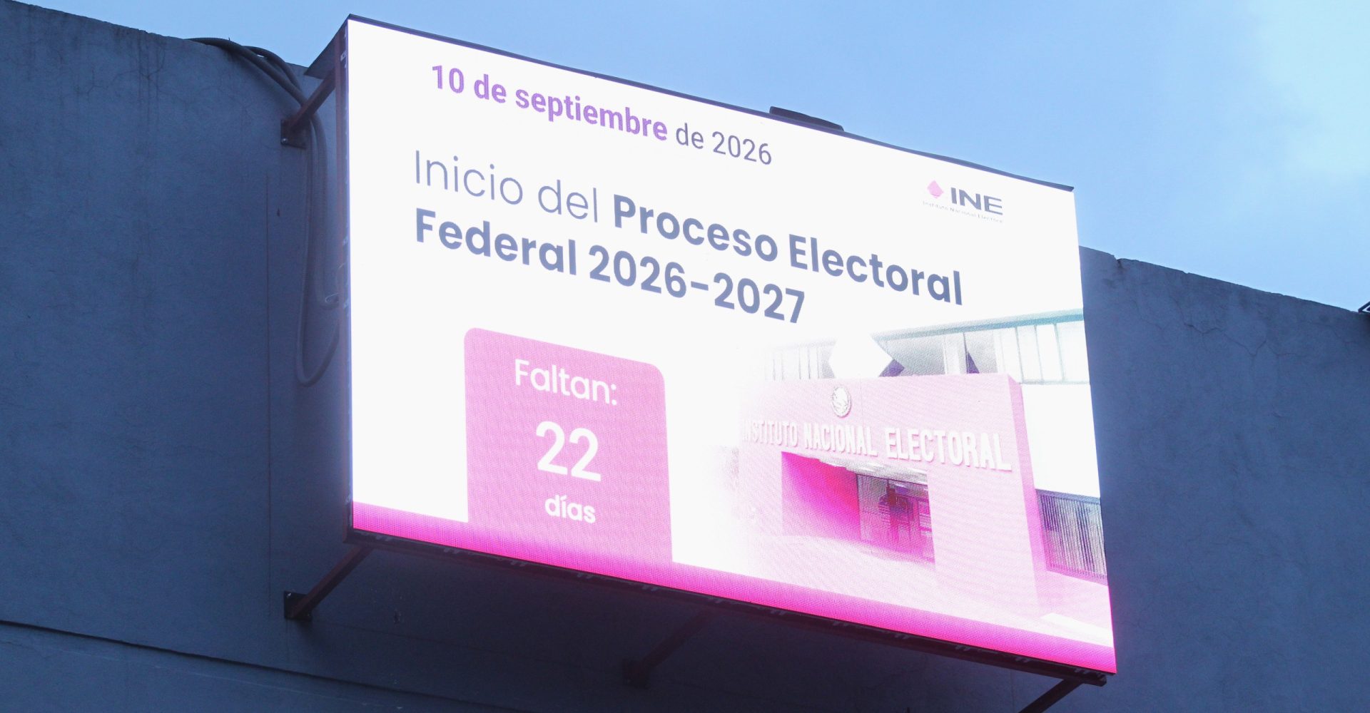 En marcha, la cuenta regresiva para el inicio del proceso electoral federal 2026-2027