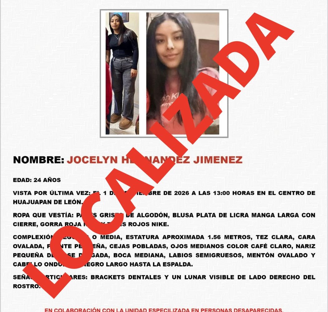 Encuentran con vida a mujer reportada como no localizada en Huajuapan 