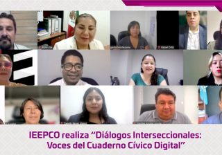 Realiza IEEPCO “Diálogos Interseccionales: Voces del Cuaderno Cívico Digital”