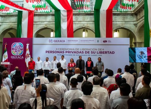 Dan libertad a 341 personas recluidas en penales de Oaxaca, por fiestas patrias 