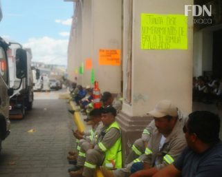 Acusan bases ilegales en Huajuapan: sindicato bloquea palacio para frenar reinstalación de 92 allegados a exedil Juanita Cruz 