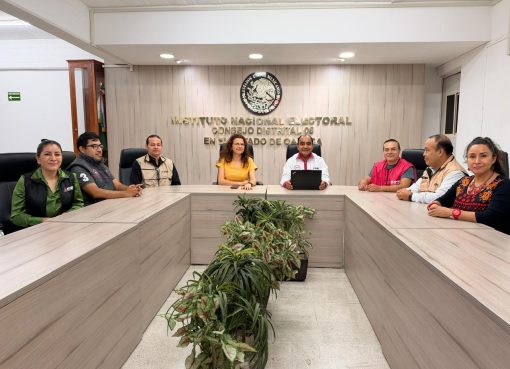 Inicia INE Oaxaca verificación nacional muestral 2026 en los 10 distritos electorales federales